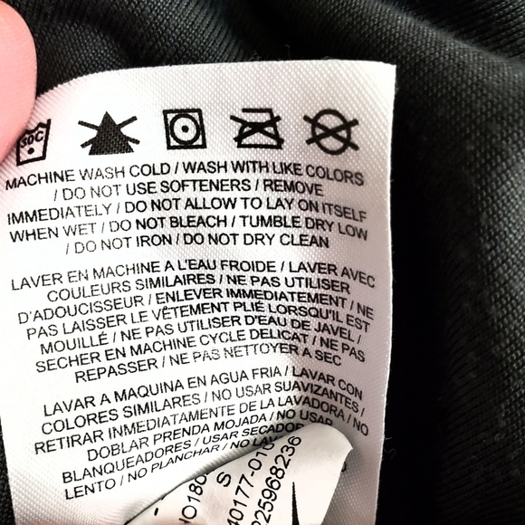 Nike Dri Fit Gray Striped Zip Pullover - Picture 9 of 9